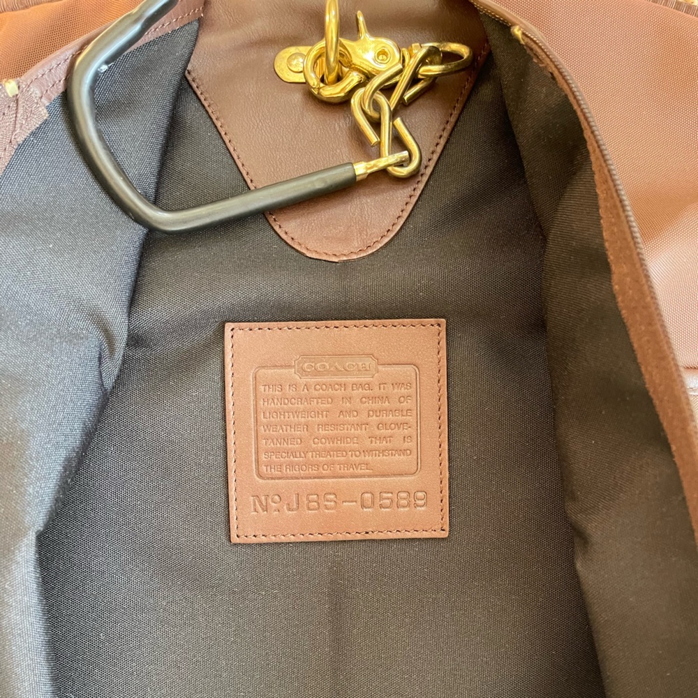 Vintage - Coach Leather Garment Bag - Picture 5 of 7